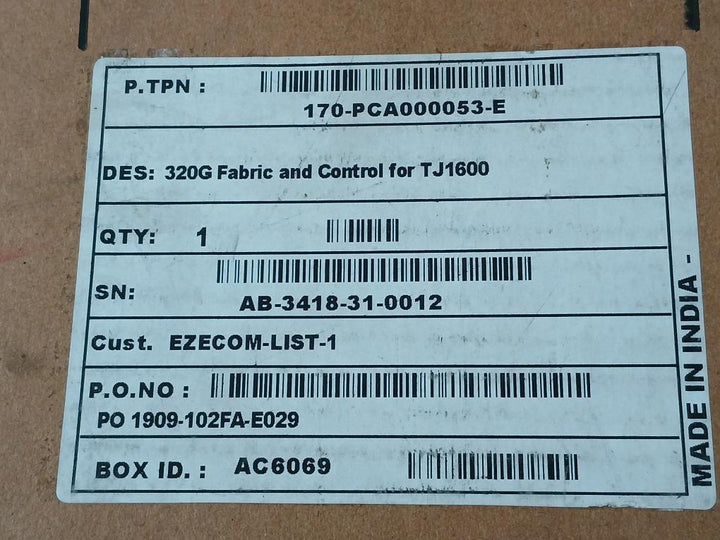 Central Fabric And Control Cross-connect Pcb Module Hcpxcc03 Tejas Networks