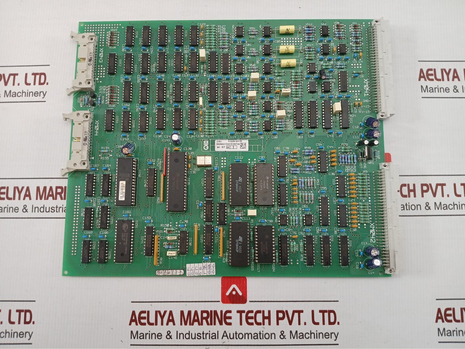 Central Processing Unit Controller Pcb Board 51028163Xd-1Ba Merlin Gerin
