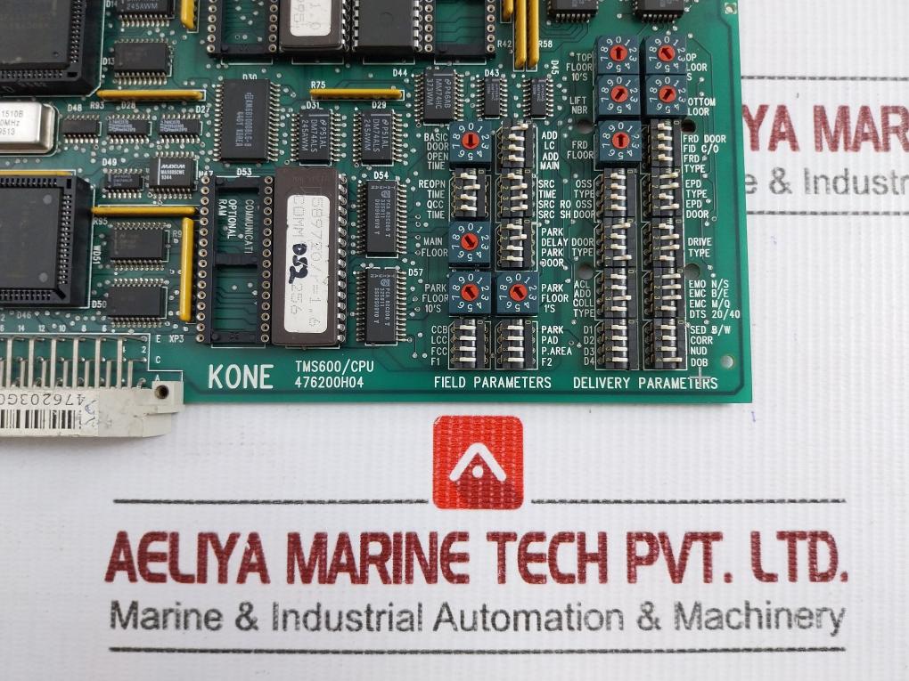 Central Processing Unit Pcb Tms600/Cpu Kone