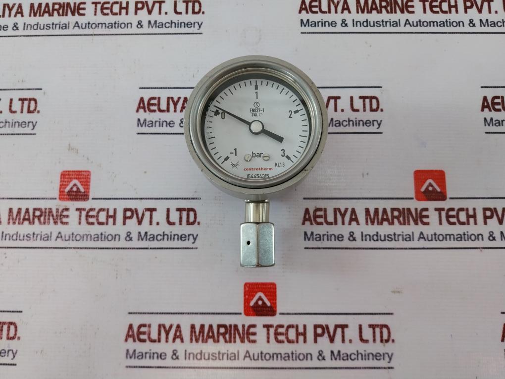 Centrotherm -1 To 3 Bar Pressure Gauge