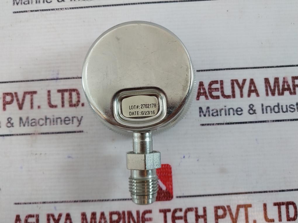 Centrotherm 316l Grade A Tube And Connection Pressure Gauge -1 To 3 Bar