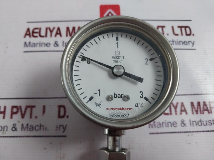 Centrotherm 316l Pressure Gauge -1 To 3 Bar 161350537