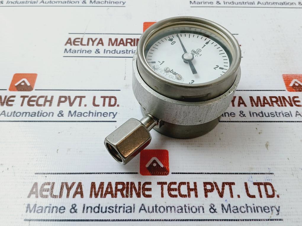Centrotherm 316l Pressure Gauge (-1 To 3 Bar)