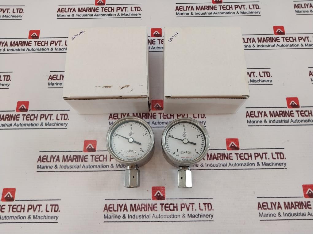 Centrotherm En837-1 316L Pressure Gauge -1 To 3 Bar