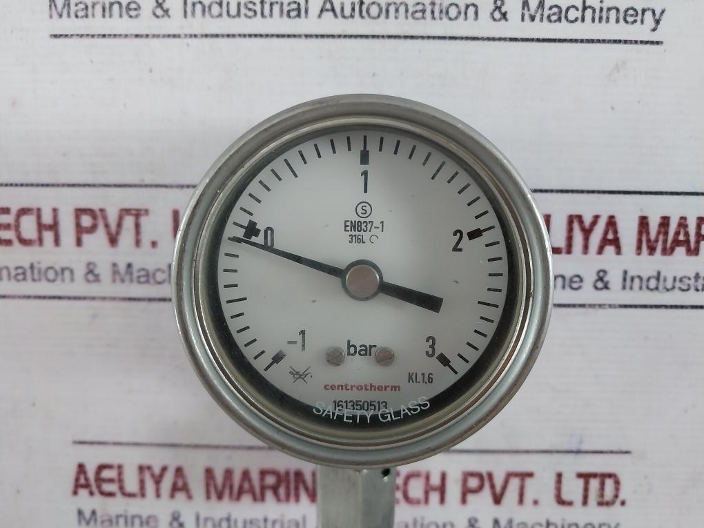 Centrotherm En837-1 Pressure Device 316l Stainless Steel