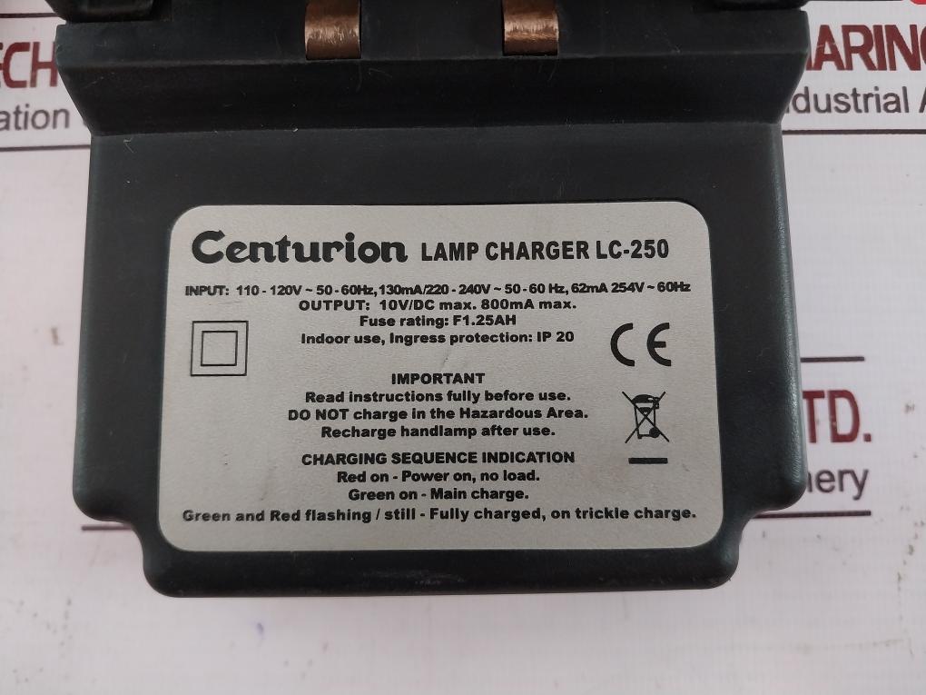 Centurion Lc-250 Lamp Charger 110-120V 62Ma 254V-60Hz Ip20