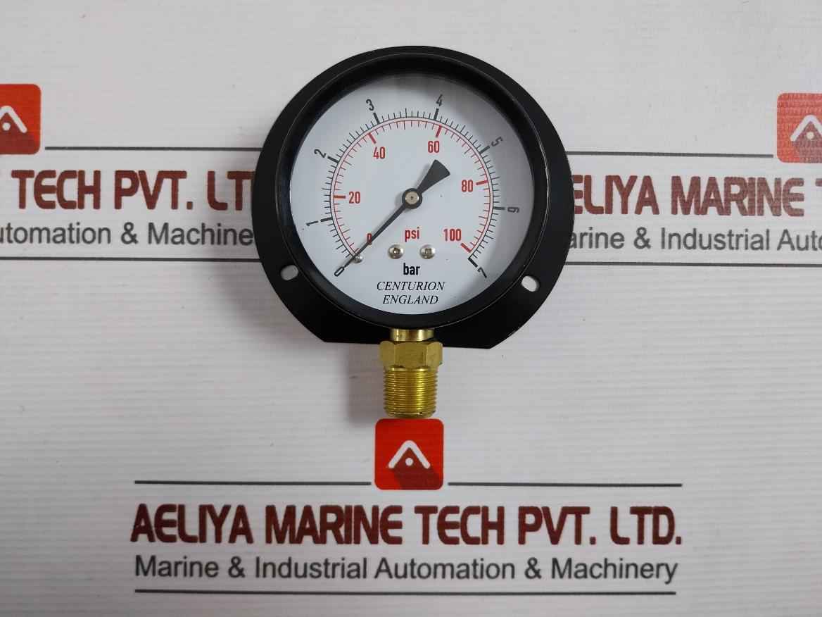 Centurion Pressure Gauge 0-100Psi 0-7Bar