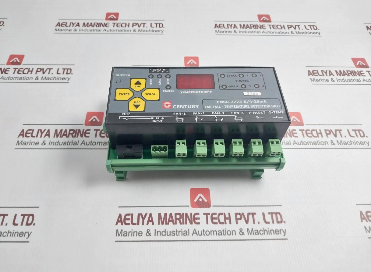 Century Cmsc-7773-s/4-20Ma Fan Fail-temperature Detection Unit