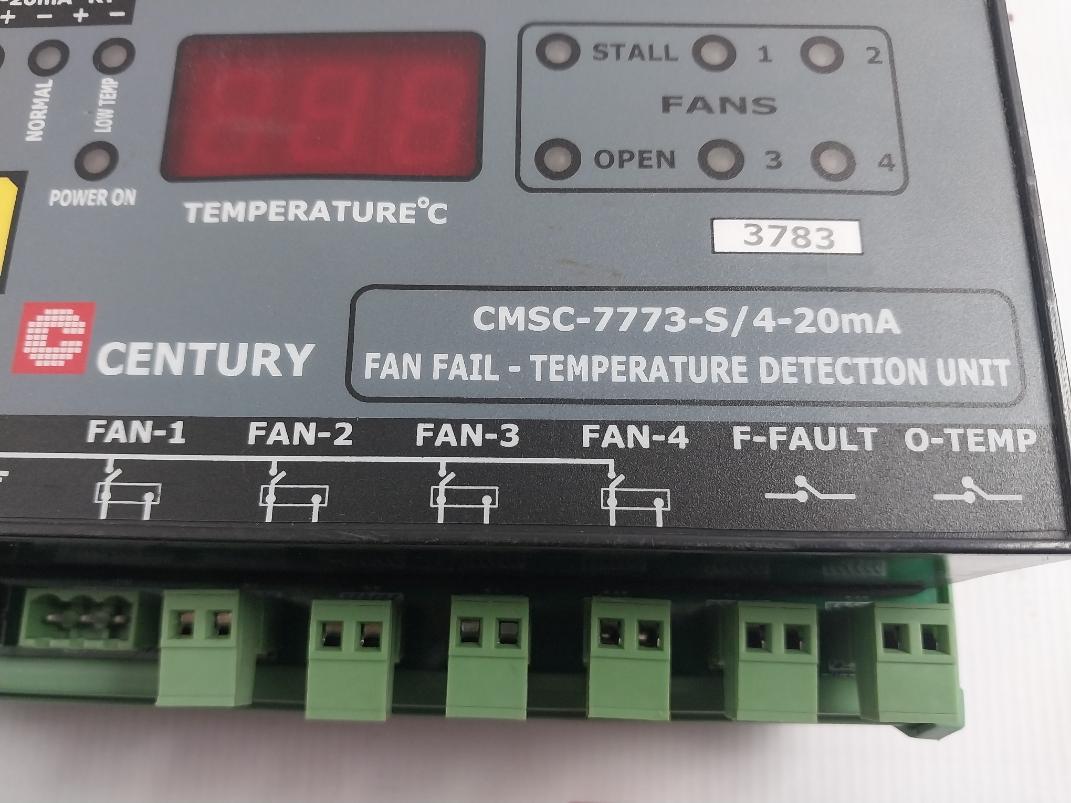 Century Cmsc-7773-s/4-20Ma Fan Fail-temperature Detection Unit
