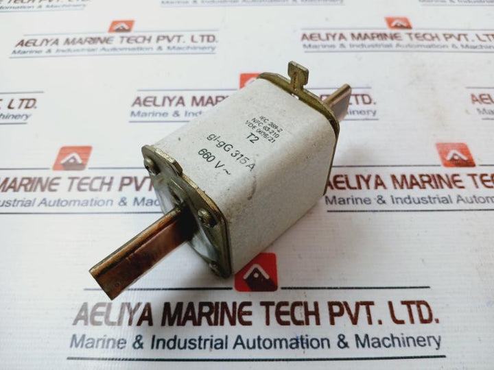 Ceramic Shell High Speed Hrc Circuit Fuse 660v 315a Gl-gg 315a