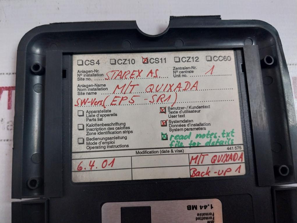 Cerberus Cs11 Versand-box W/ Imation 2hd Floppy Disk 1.44mb