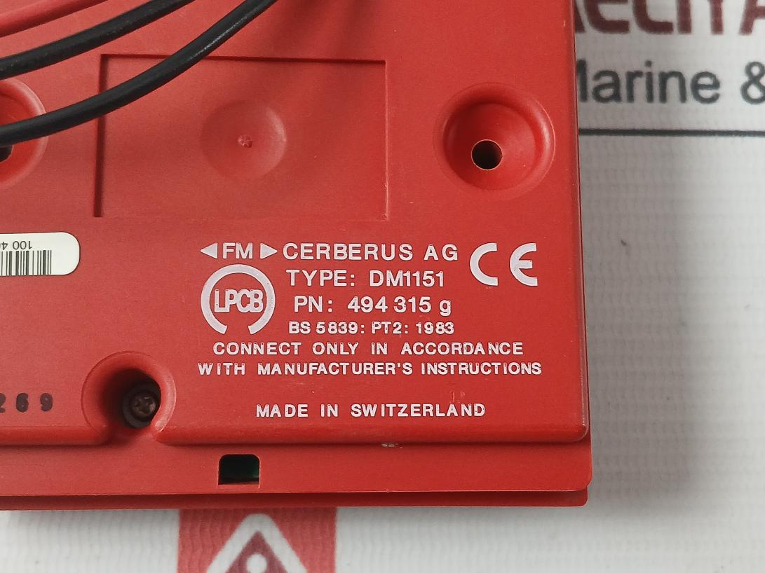 Cerberus Dm1151 Manual Call Points Wr6632
