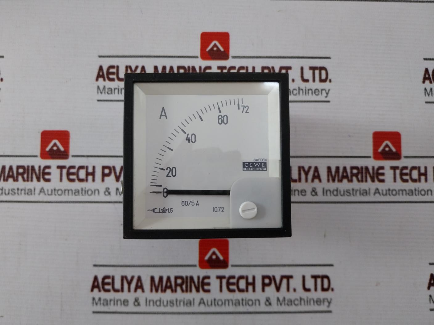 Cewe Iq72 Ampere Meter For Current Transformer X/5, 0-72A 60/5A, 6A 21635909