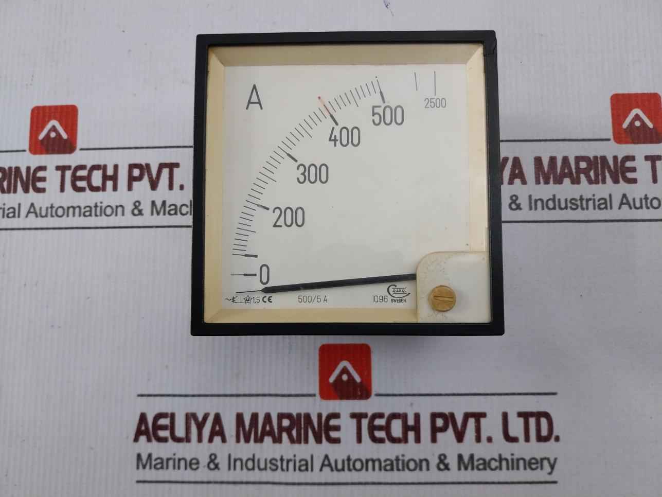 Cewe Iq96 Analog Ammeter 0-500/2500 A
