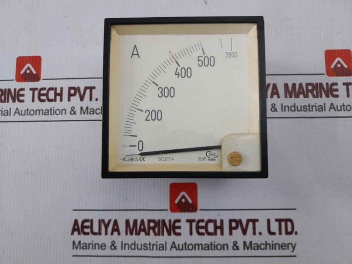 Cewe Iq96 Analog Ammeter 0-500/2500 A