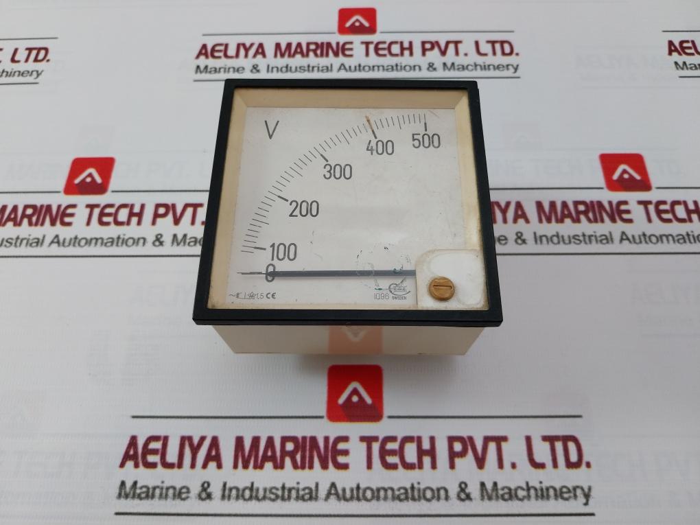 Cewe Iq96 Analog Voltmeter 0-500 V