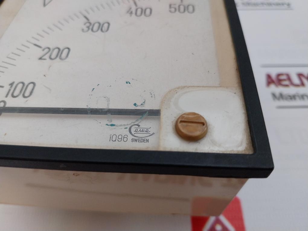 Cewe Iq96 Analog Voltmeter 0-500 V