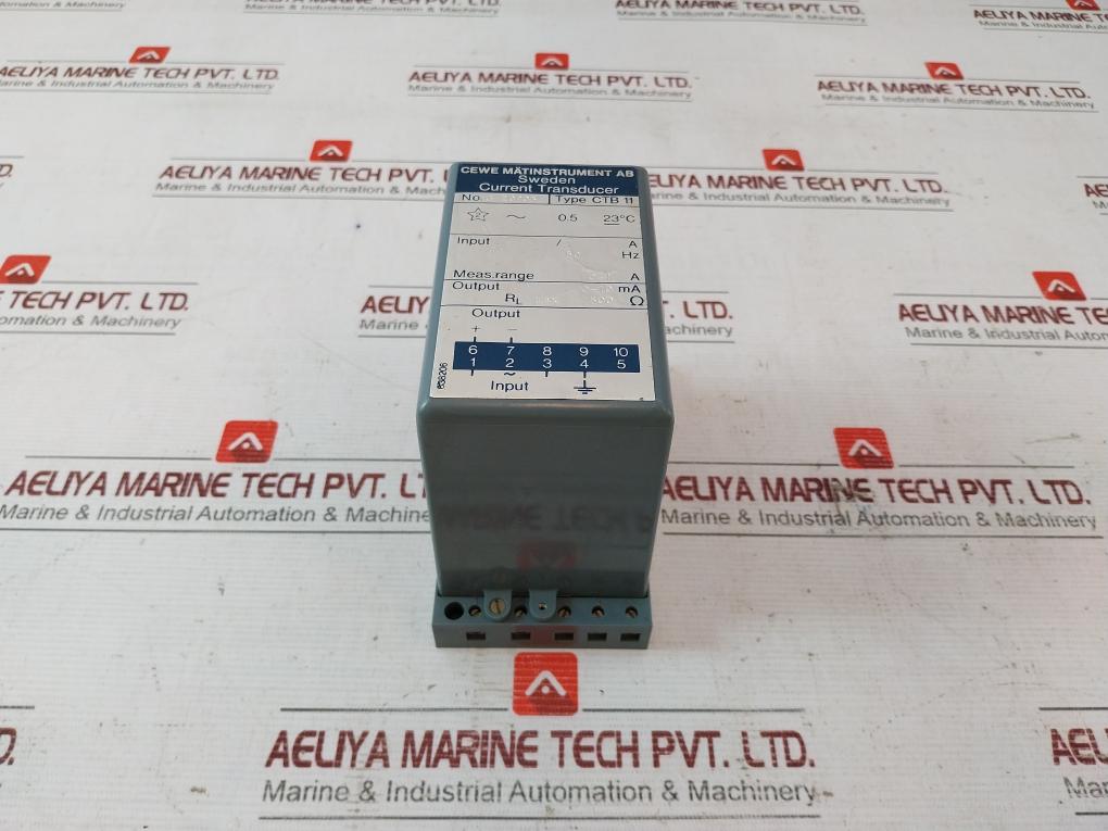 Cewe Mätinstrument Ctb 11 Current Transducer 1A 50Hz 0–10 Ma 638206