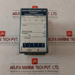 Cewe Mätinstrument Ctb 11 Current Transducer 1A 50Hz 0–10 Ma 638206