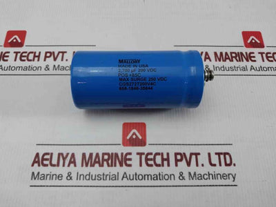 Cgs272T200V4C Screw Terminal Electrolytic Capacitor 250 Vdc Mallory
