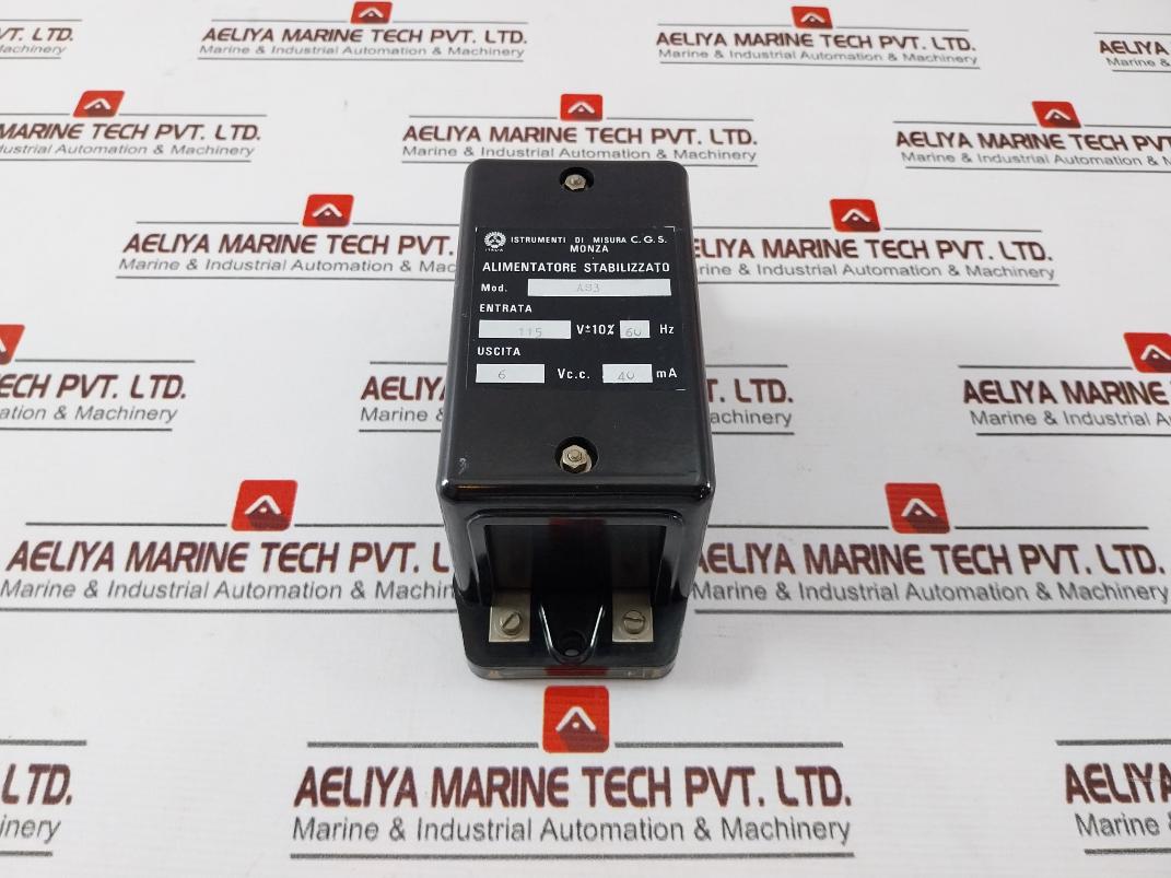 Cgs As3 Stabilized Power Supply 115V 60Hz 6Vdc 40Ma
