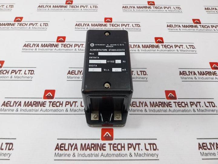 Cgs As3 Stabilized Power Supply 115V 60Hz 6Vdc 40Ma