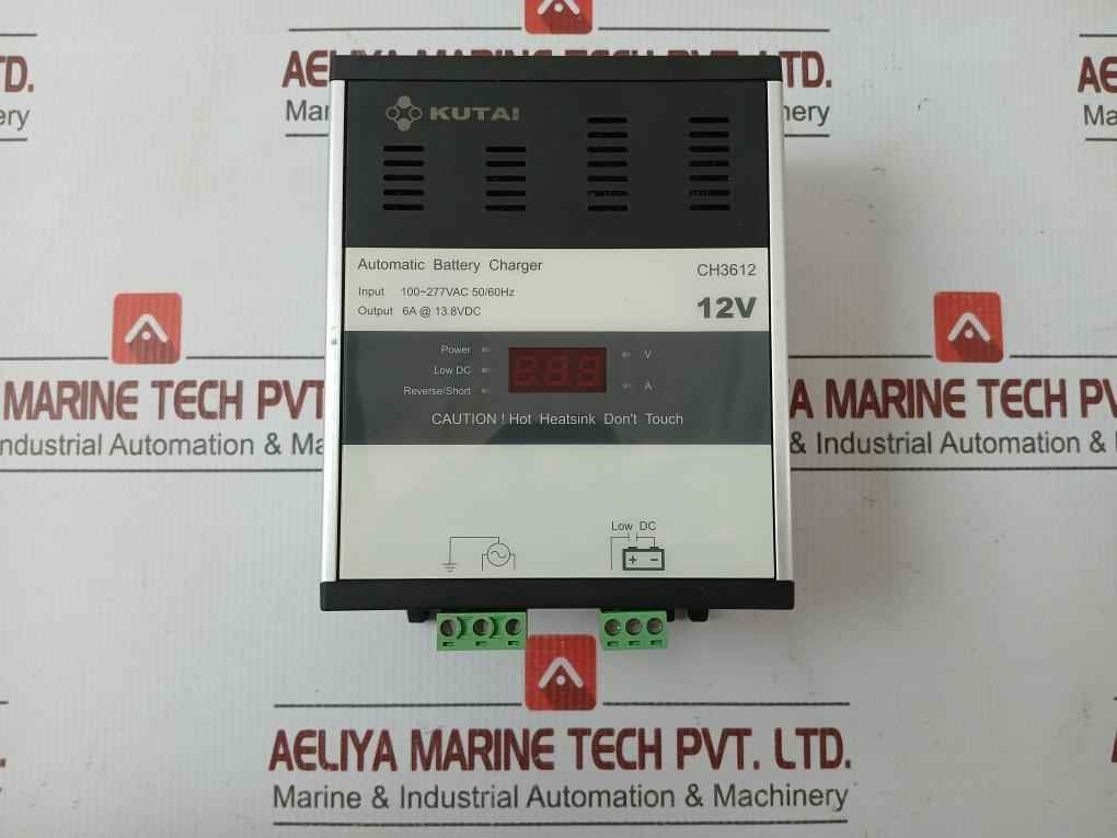 Ch3612 Automatic Battery Charger Input 100-277 Vac 50/60Hz Kutai