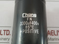 Chang Fn Electrolytic Capacitor 3300 Muf 400V Dc  85°C Used Condition