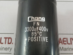 Chang Fn Electrolytic Capacitor 3300 Muf 400V Dc  85°C Used Condition