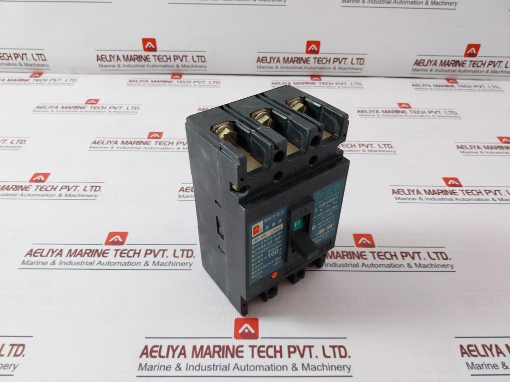 Changshu Cm1-100L/3300 Plastic Shell Type Circuit Breaker 50Hz/60Hz 10In Ui 800V