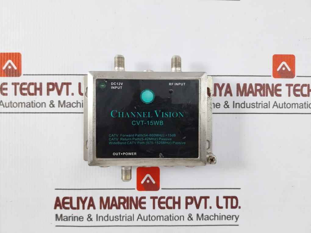 Channel Vision Cvt-15Wb Multimedia Cable Amplifier Dc12V Input