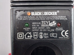 Charger 2-meter 486910-08 Black & Decker Input-ac230V-50Hz