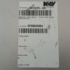 Charger Power Supply Module Rev.A 017-006512 Brand Nov