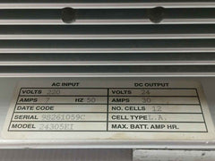 Charles 24305Ei Marine Electronic Battery Charger 5000 Series (Not Working)