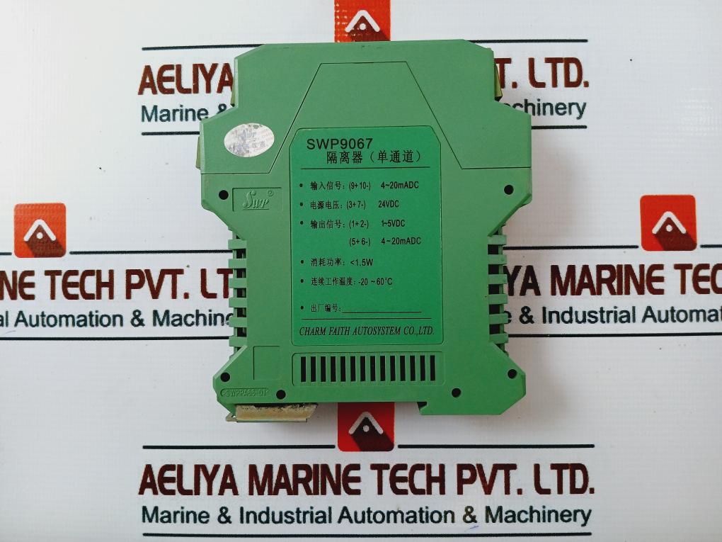 Charm Faith SWP9067 Single Channel Isolator 24Vdc 4~20Madc