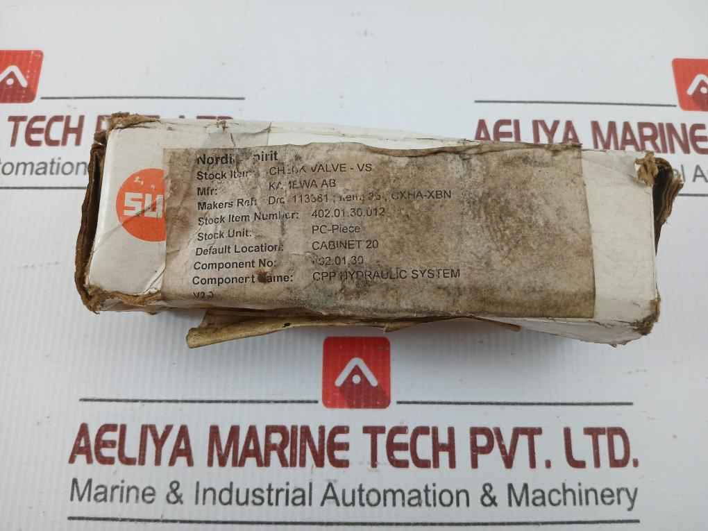 Check Valve-vs Cxha-xbn Sun Hydraulics