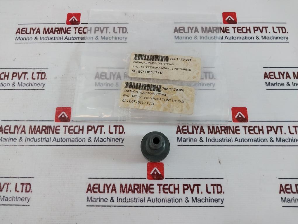 Chemical Injector Fitting Pvc 1/2” Ext Bsp X M20-1.75 Int Thread