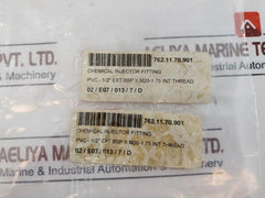 Chemical Injector Fitting Pvc 1/2” Ext Bsp X M20-1.75 Int Thread