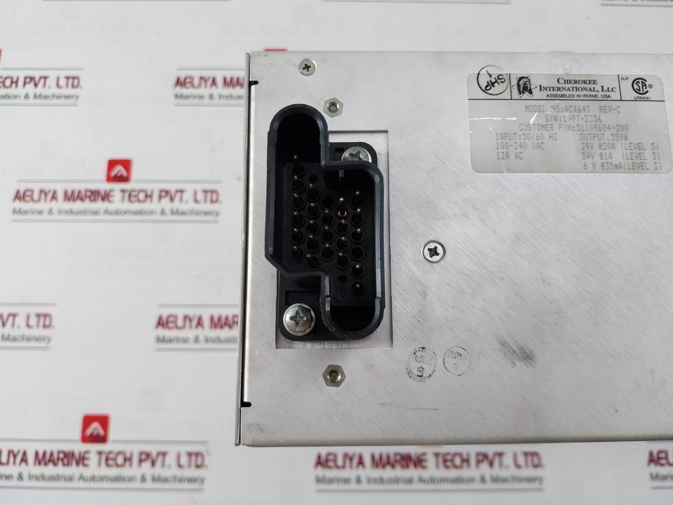 Cherokee Acx643 Power Supply Unit 51109684-200 Rev-c 100-240Vac 12A Ac 50/60Hz