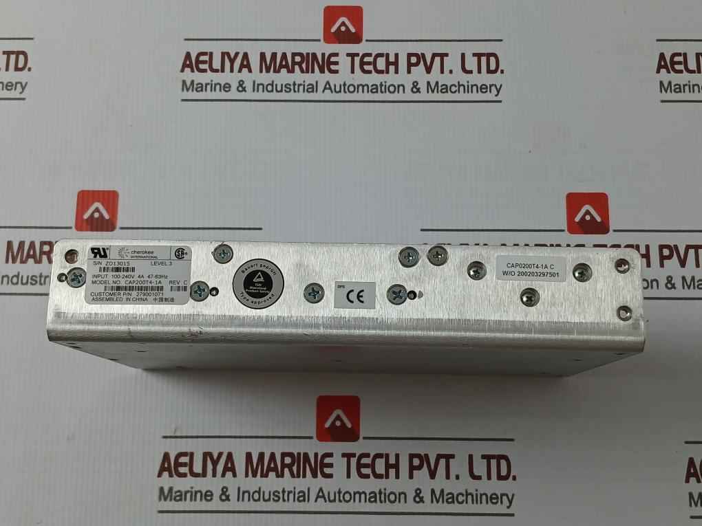 Cherokee Cap200T4-1A Multioutput Power Supply For Elsd Rev C 100-240V 4A 47-63Hz