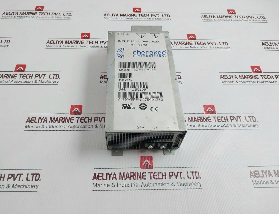 Cherokee Sp671-y01A Power Supply Unit 100-240Vac 6.2A 47-63Hz Rev C