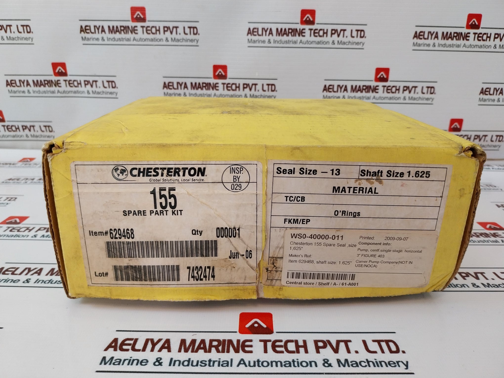 Chesterton 155 Fkm Rebuild Spare Part Kit Seal Size – 13