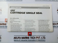 Chesterton 155 Mechanical Cartridge Single Seal O-ring Kit