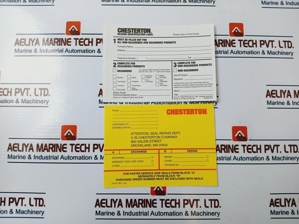 Chesterton 155 Mechanical Cartridge Single Seal O-ring Kit