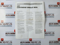Chesterton 155 Single Cartridge Mechanical Seal Kit 665304