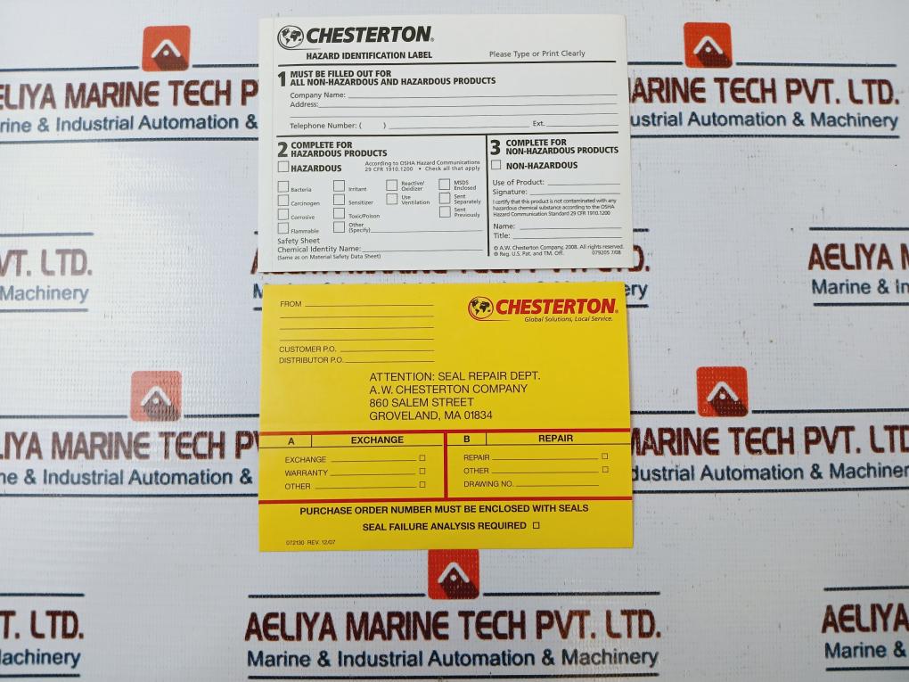 Chesterton 155 Single Cartridge Seal Kit
