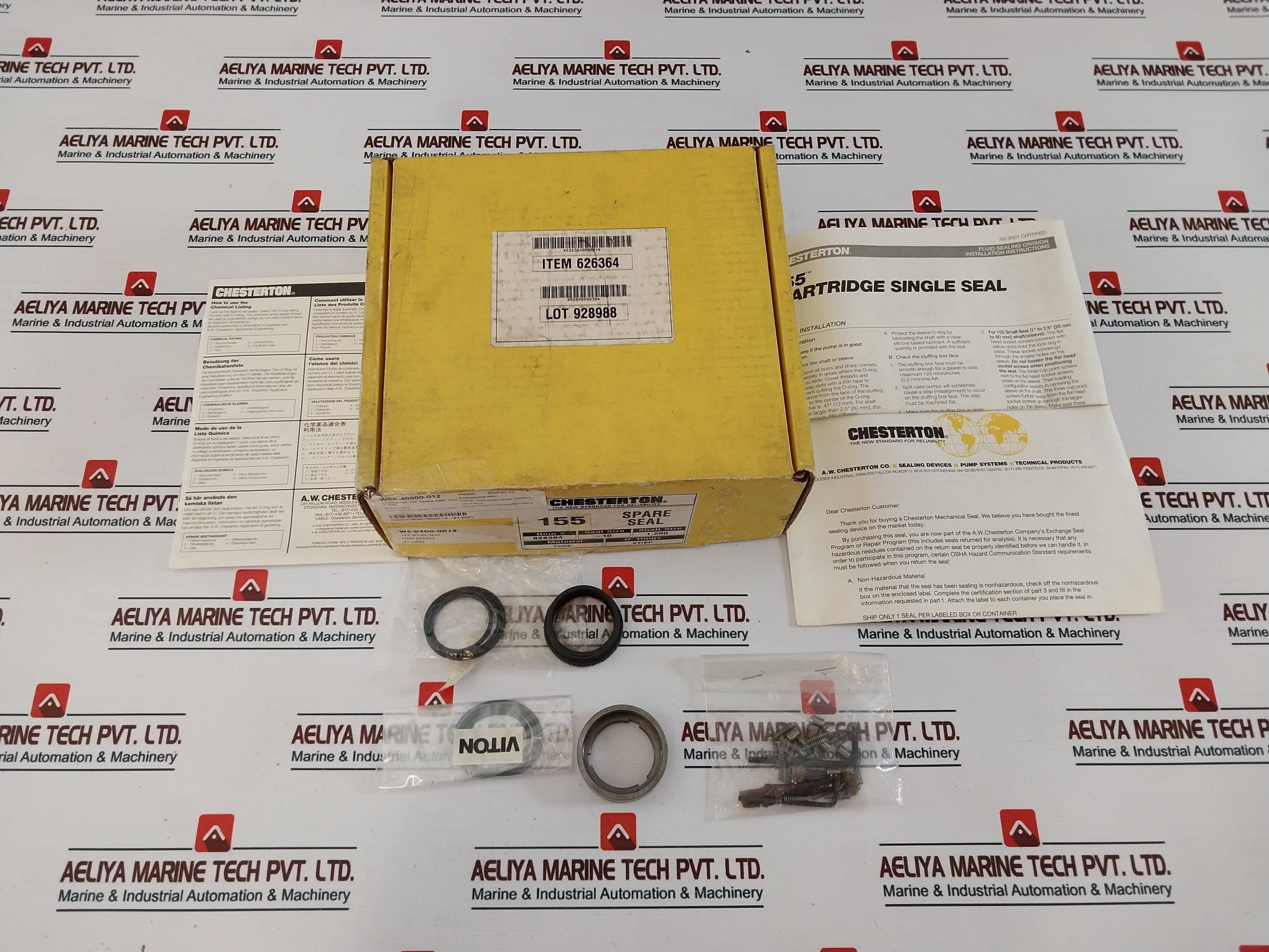 Chesterton 155 Spare Seal Cartridge Seal Set 626364