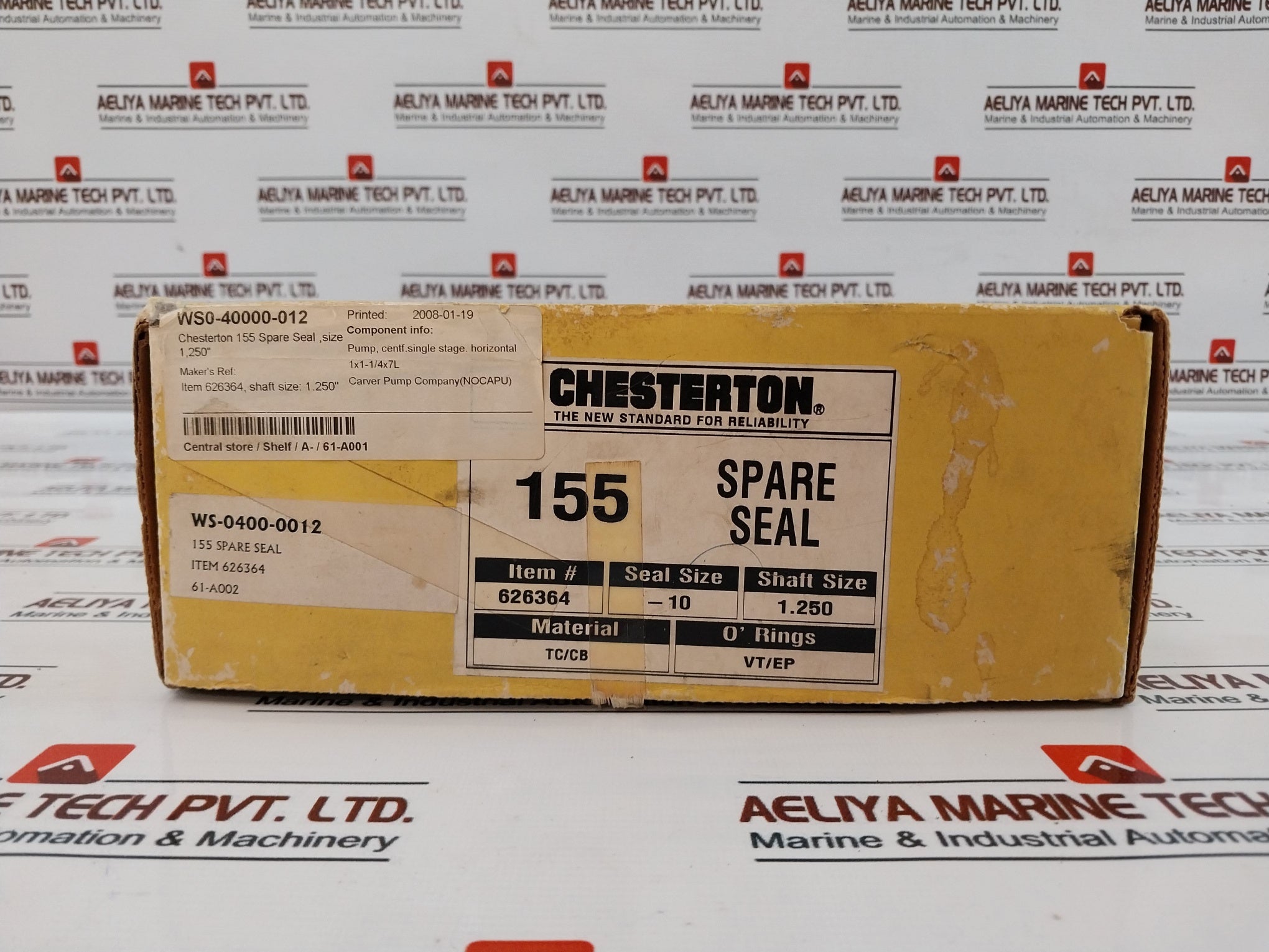 Chesterton 155 Spare Seal Cartridge Seal Set 626364