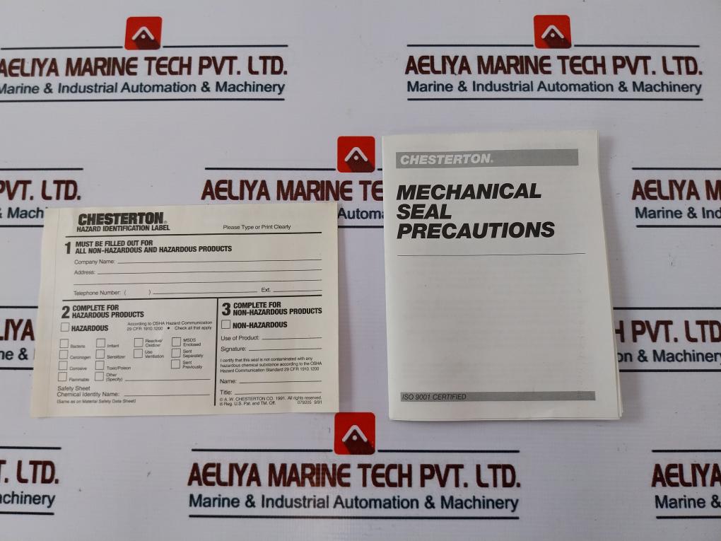Chesterton 155 Mechanical Cartridge Seal Set 5209496