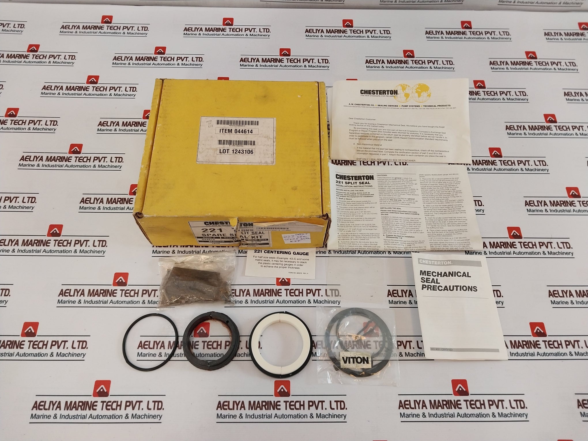 Chesterton 221 Split Seal High Performance Mechanical Spare Seal Kit 044614